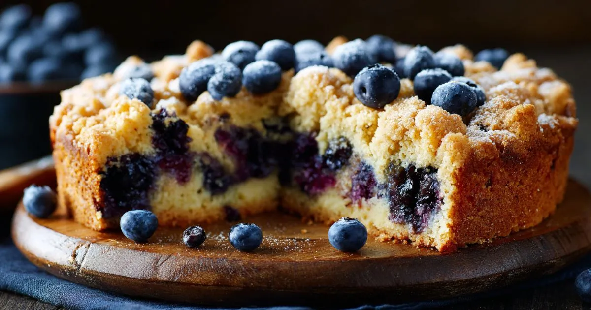 blueberry crumb cake