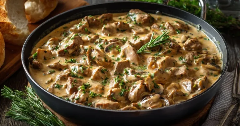 beef stroganoff with cream of mushroom soup