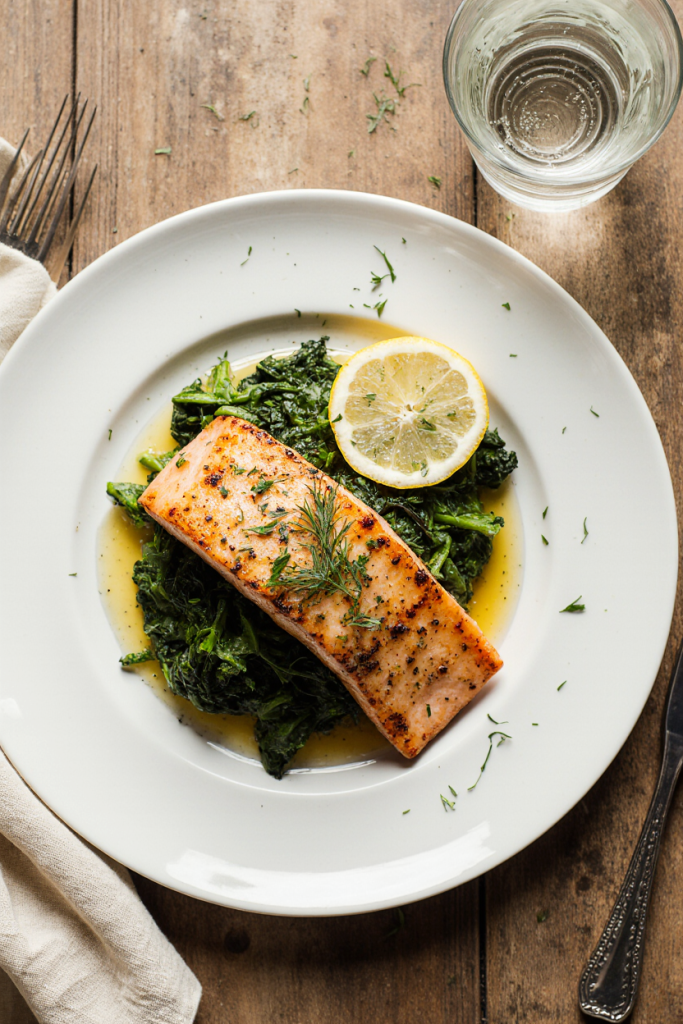 salmon spinach recipe