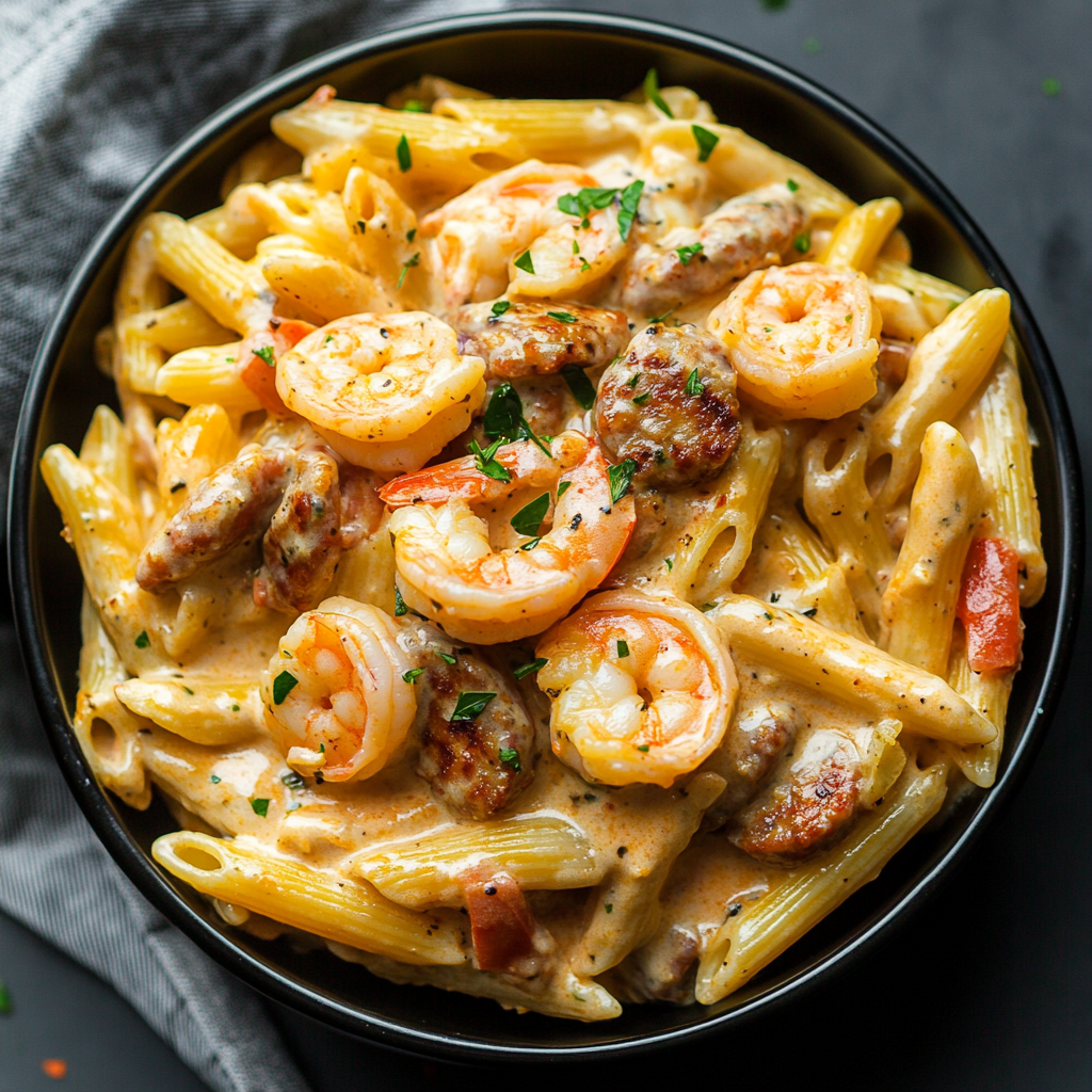 u2117824761_Creamy_Cajun_Shrimp__Sausage_Pasta_--v_6.1_a73ffa16-e7f4-4c59-a7d8-1f39f01e47f6_2